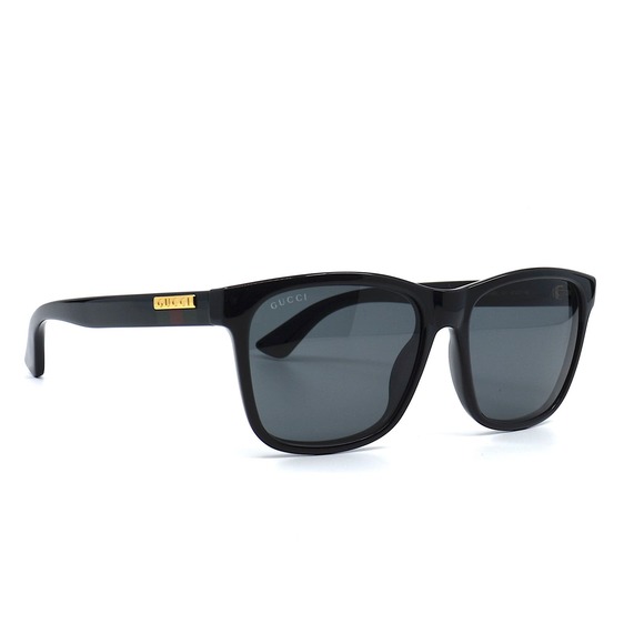 NEW GUCCI GG1746S 001 BLACK GREY AUTHENTIC SUNGLASSES - Picture 1 of 16